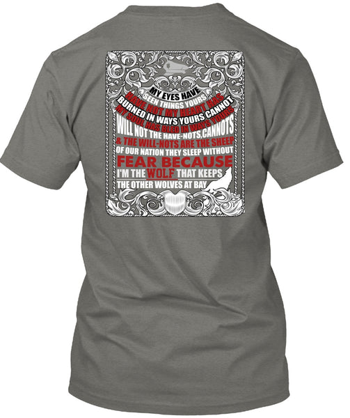 I'm The Wolf T Shirt, Being A Police T Shirt