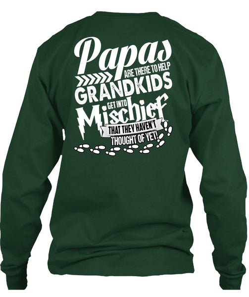 Papas Are There To Help Grandkids T Shirt, Being A Baby T Shirt