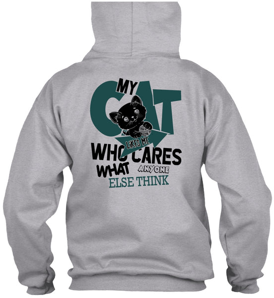 My Cat Likes Me Who Cares T Shirt, I Love My Cat T Shirt