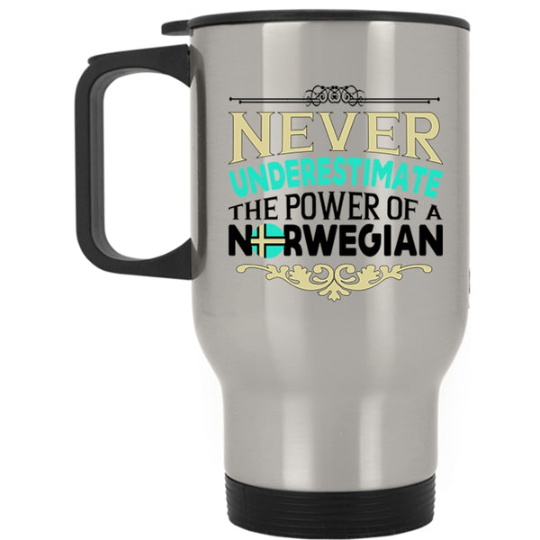 Awesome Norwegian Travel Mug, The Power Of A Norwegian Mug