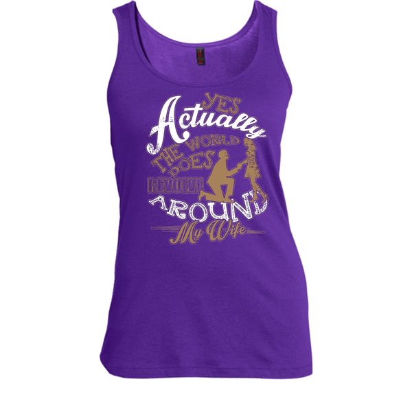 Revolve Around My Wife T Shirt, I Love My Wife Tank Top