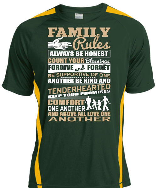 Family Rules T Shirt, Forgive And Forget T Shirt, Cool Shirt