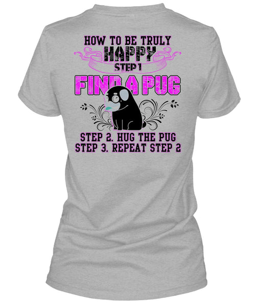 Find A Pug T Shirt, I Love Pug T Shirt
