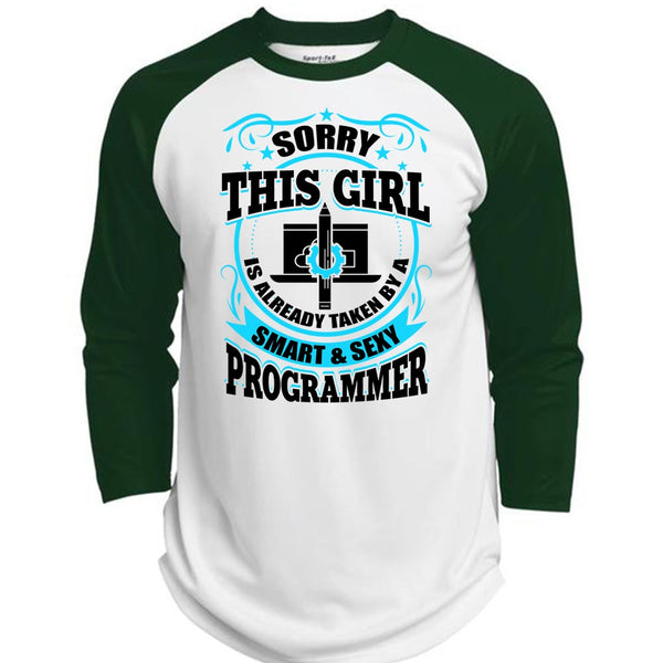 Taken By A Smart Programmer T Shirt, I Love Programmer T Shirt, Awesome T-Shirts  (Polyester Game Baseball Jersey)