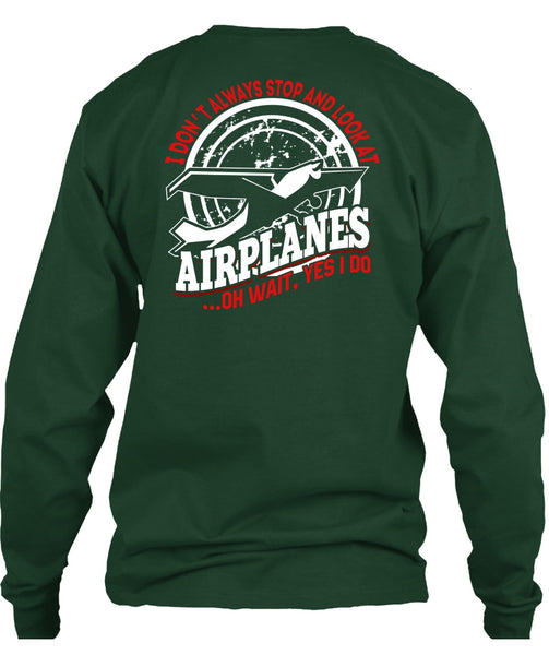 Look At Airplanes T Shirt, Being A Pilot T Shirt
