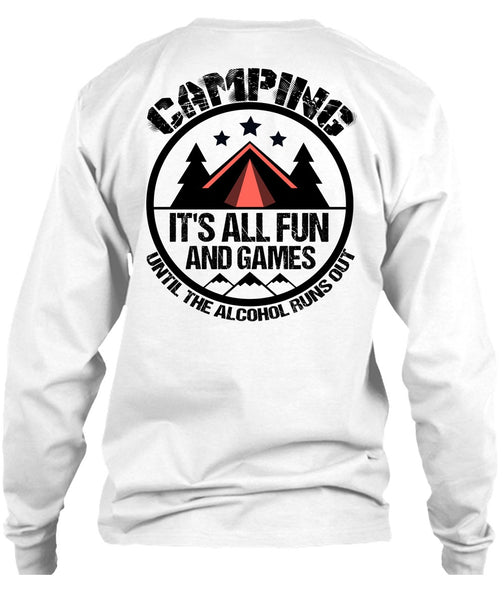 Camping It's All Fun And Games T Shirt, I Love Gaming T Shirt