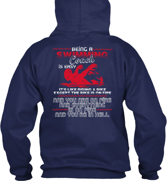 Being A Swimming Coach T Shirt, You're In Hell T Shirt