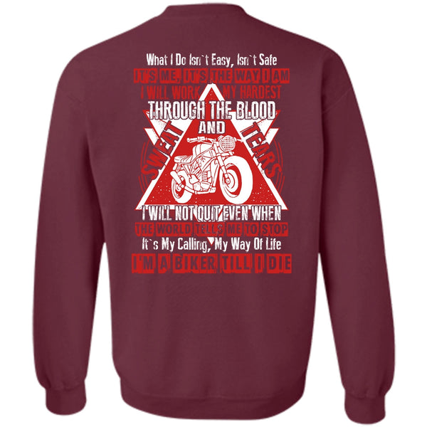 I Will Work My Hardest T Shirt, I Love Biking Sweatshirt