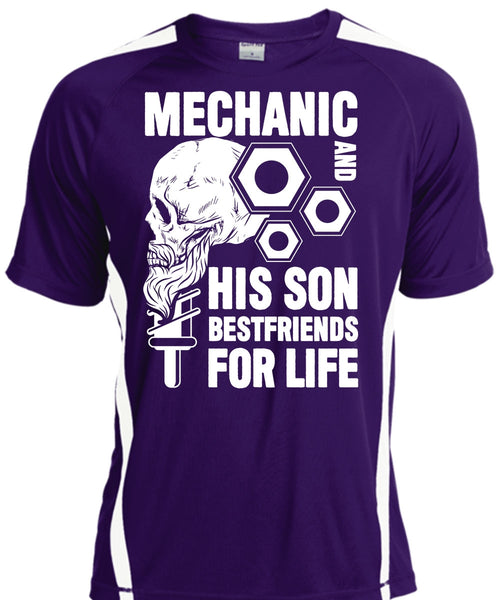 Mechanic And His Son Best Friend T Shirt, Being A Mechanic T Shirt, Cool Shirt