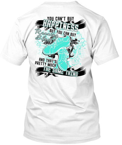 A black t-shirt with the shopify logo