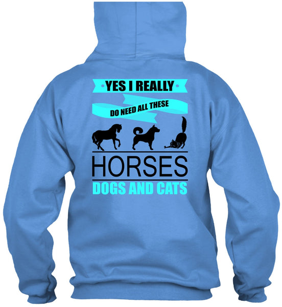 I Really Do Need All These Horses T Shirt, I Love Horses T Shirt