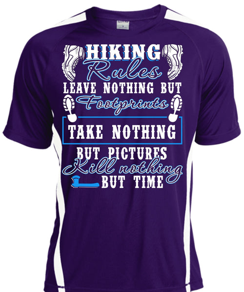 Hiking Rules T Shirt, Footprint T Shirt, Cool Shirt