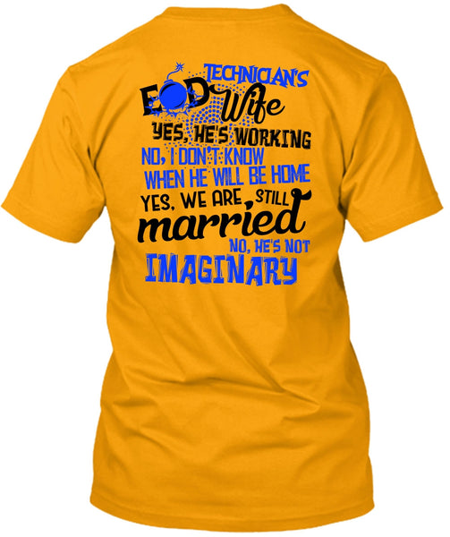Technician's Wife T Shirt, I Love Husband T Shirt
