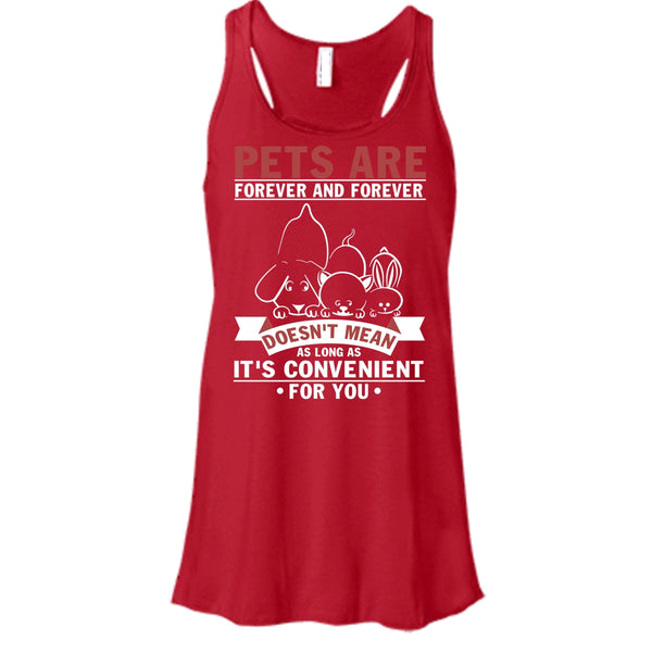 Pets Are Forever And Forever T Shirt, Coolest Dog And Cat Tank Top