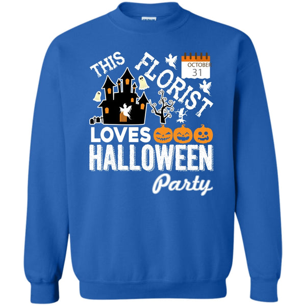 This Florist Love Halloween Party T Shirt, Cool Florist Sweatshirt