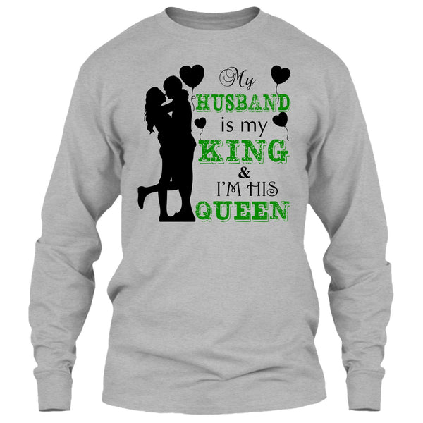 My Husband Is My King T Shirt, Gift For Wife T Shirt