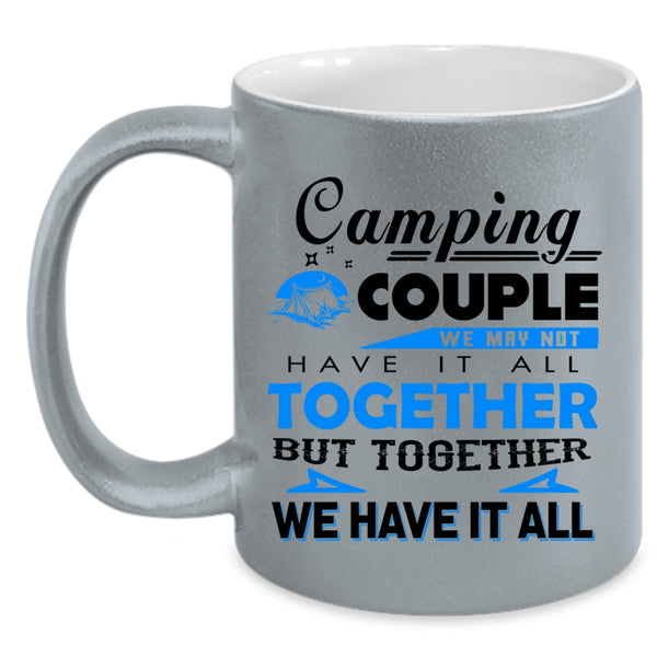 Cool Gift For Couple Coffee Mug, Camping Couple Accent Mug
