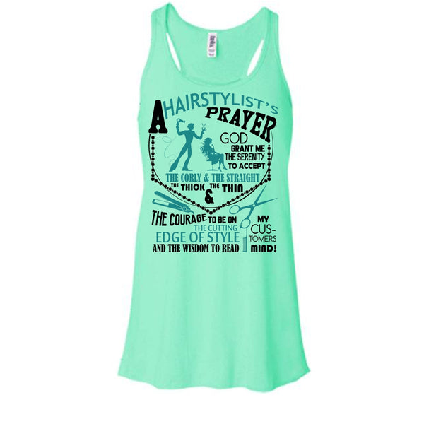 A Hair Stylist's Prayer T Shirt, Coolest Hair Stylist Tank Top