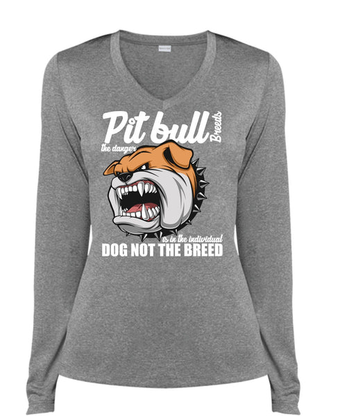 Pit Bull Breeds The Danger T Shirt, I Love Pit Bull T Shirt