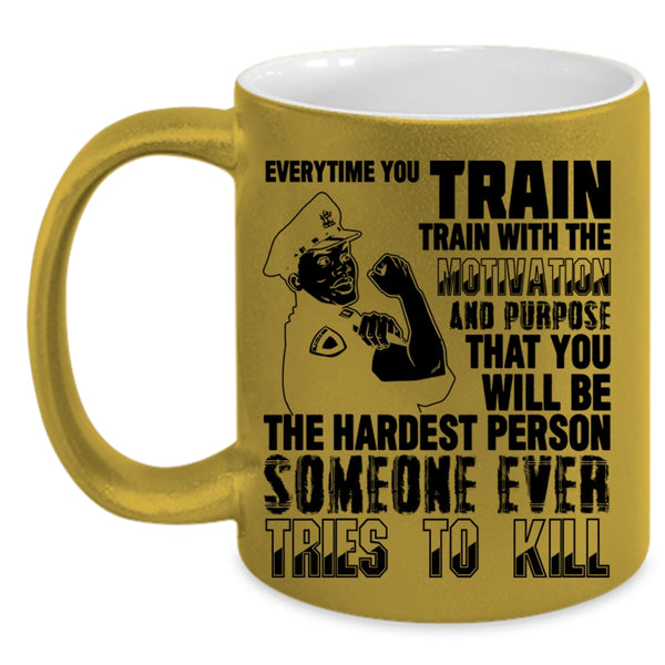 Funny Gift For Policeman Coffee Mug, Cool Policeman Accent Mug