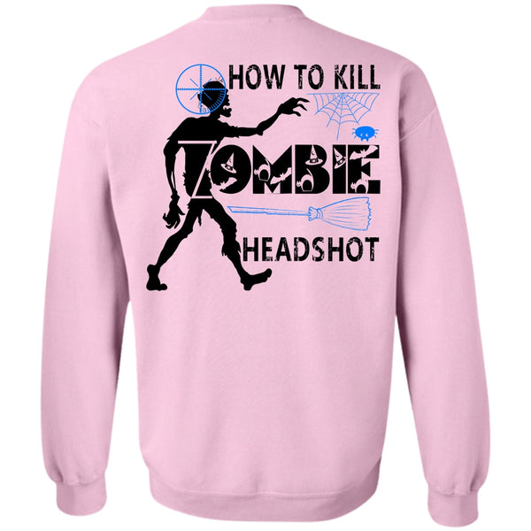 Wait For Halloween T Shirt, How To Kill Zombie Headshot Sweatshirt