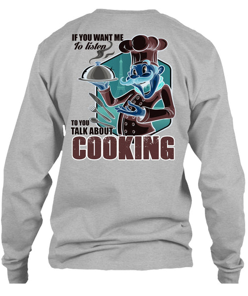 Talk About Cooking T Shirt, I Love Chef T Shirt