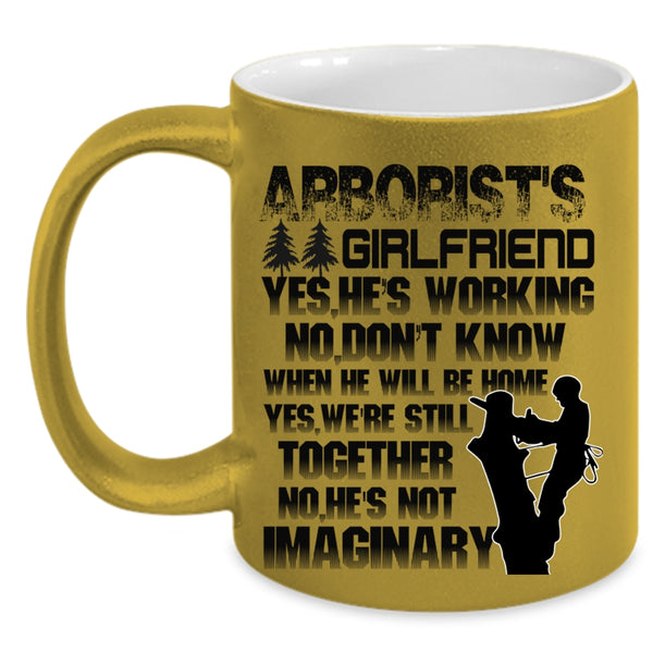 Cool Couple Coffee Mug, Arborist's Girlfriend Accent Mug