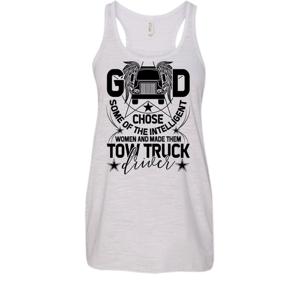 The Intelligent Women T Shirt, Tow Truck Driver T Shirt, Awesome t-shirts