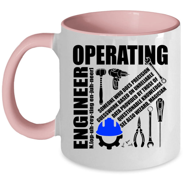 Cool Operating Engineer Coffee Mug, Operating Engineer Accent Mug