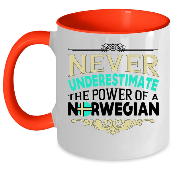 Awesome Norwegian Coffee Mug, The Power Of A Norwegian Accent Mug