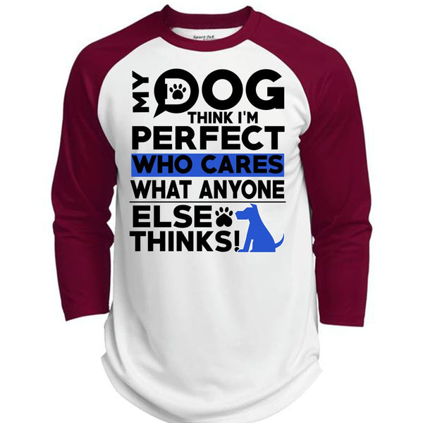 My Dog Think T Shirt, I Love My Dog T Shirt, Awesome T-Shirts  (Polyester Game Baseball Jersey)