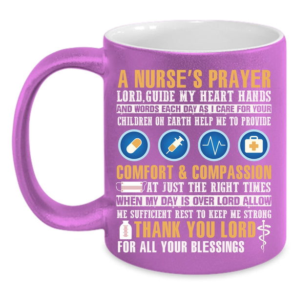 A Nurse's Prayer Coffee Mug, Cool Nurse's Prayer Coffee Cup