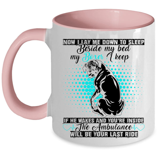Funny Gift For Boxer Lover Coffee Mug, My Boxer Accent Mug