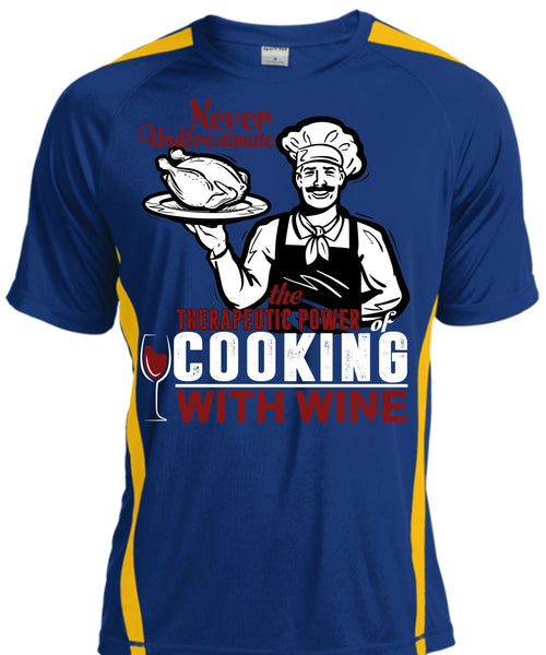 Cooking With Wine T Shirt, Being A Cooker T Shirt, Cool Shirt