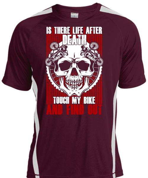 Touch My Bike And Find Out T Shirt, Being A Biker T Shirt, Cool Shirt