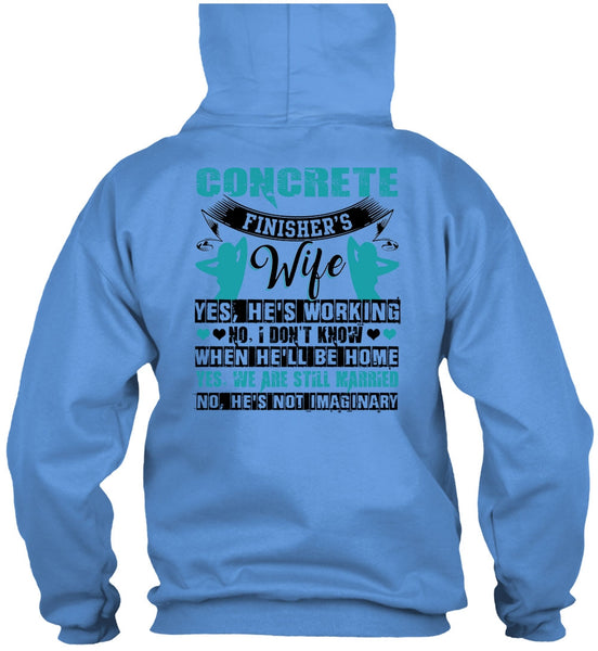 Concrete Finisher's Wife T Shirt, I Love Wife T Shirt