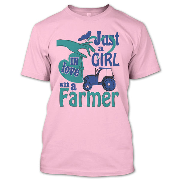 Just A Girl T Shirt, Coolest Farmer T Shirt