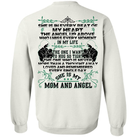 A black t-shirt with the shopify logo