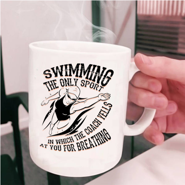 Awesome Gift For Swimmer Coffee Mug, Swimming Cup