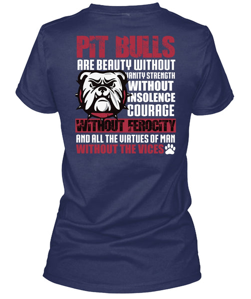 Pit Bulls Are Beauty T Shirt, I Love Pit Bull T Shirt