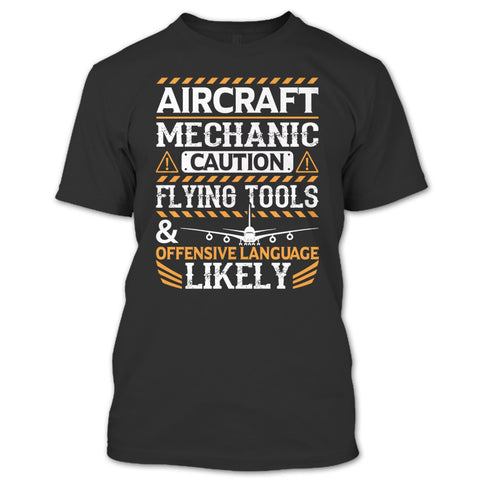 A black t-shirt with the shopify logo