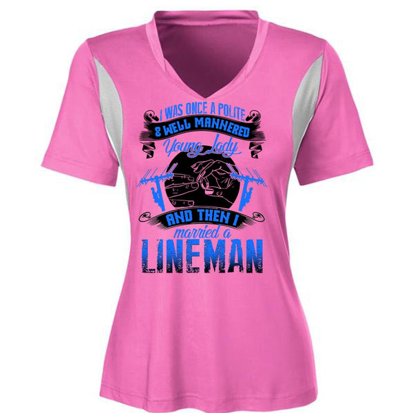 I Married A Lineman T Shirt, I Love Lineman T Shirt, Awesome T-Shirts