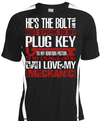 A black t-shirt with the shopify logo