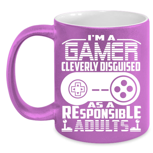 I'm A Gamer Coffee Mug, Cool Gift For Gamers Coffee Cup