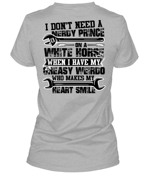Makes My Heart Smile T Shirt, I Love Mechanic T Shirt