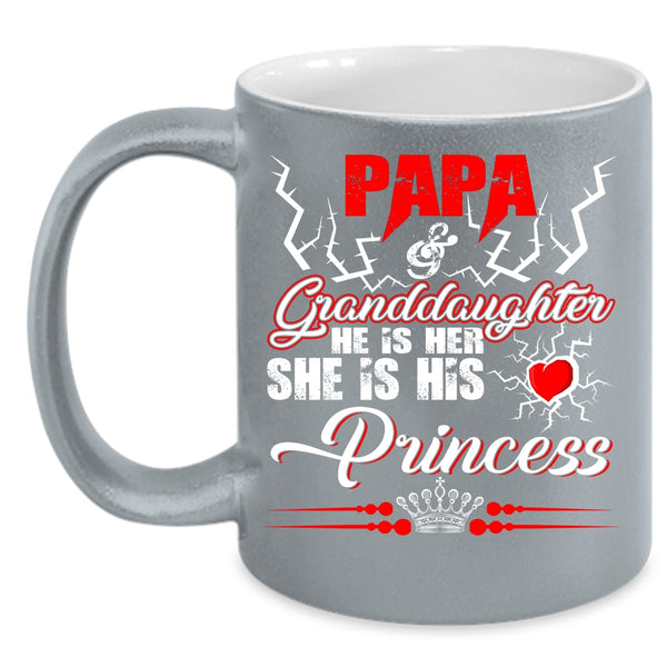 Papa And Granddaughter Coffee Mug, Cool Papa Coffee Cup