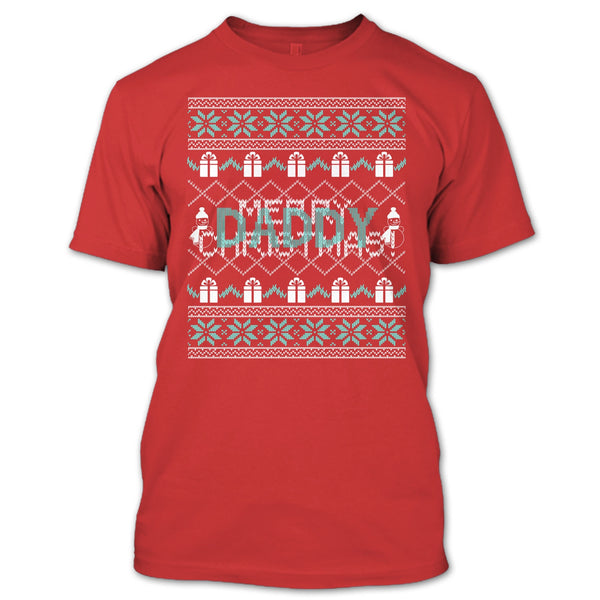 Daddy Merry Christmas T Shirt, Coolest Dad Ever T Shirt