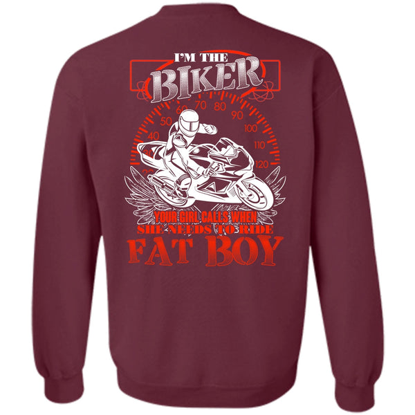 Ride Fat Boy T Shirt, I Love Biker Sweatshirt