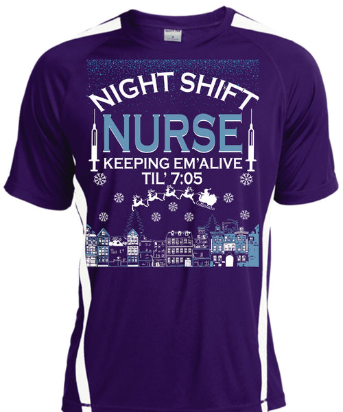 Night Shift Nurse Keeping T Shirt, This Girl Loves Christmas T Shirt, Cool Shirt