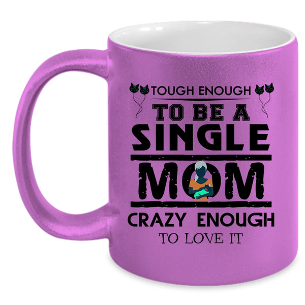 Awesome Gift For My Mom Coffee Mug, Cat Mom Accent Mug